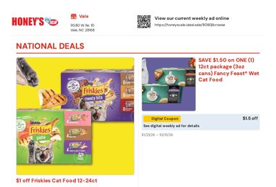Honey's IGA Weekly Ad October 19 - November 1, 2026
