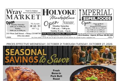 Imperial Superfoods Great Deals This Week! Weekly Ad October 21 - 27, 2026