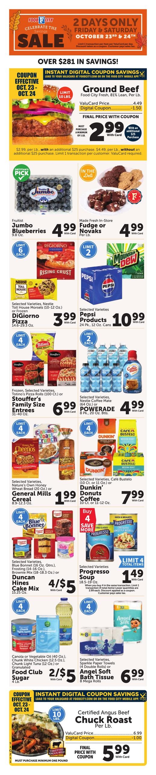 FoodCity (Birmingham Area, AL) Weekly Ad October 21 - 27, 2026