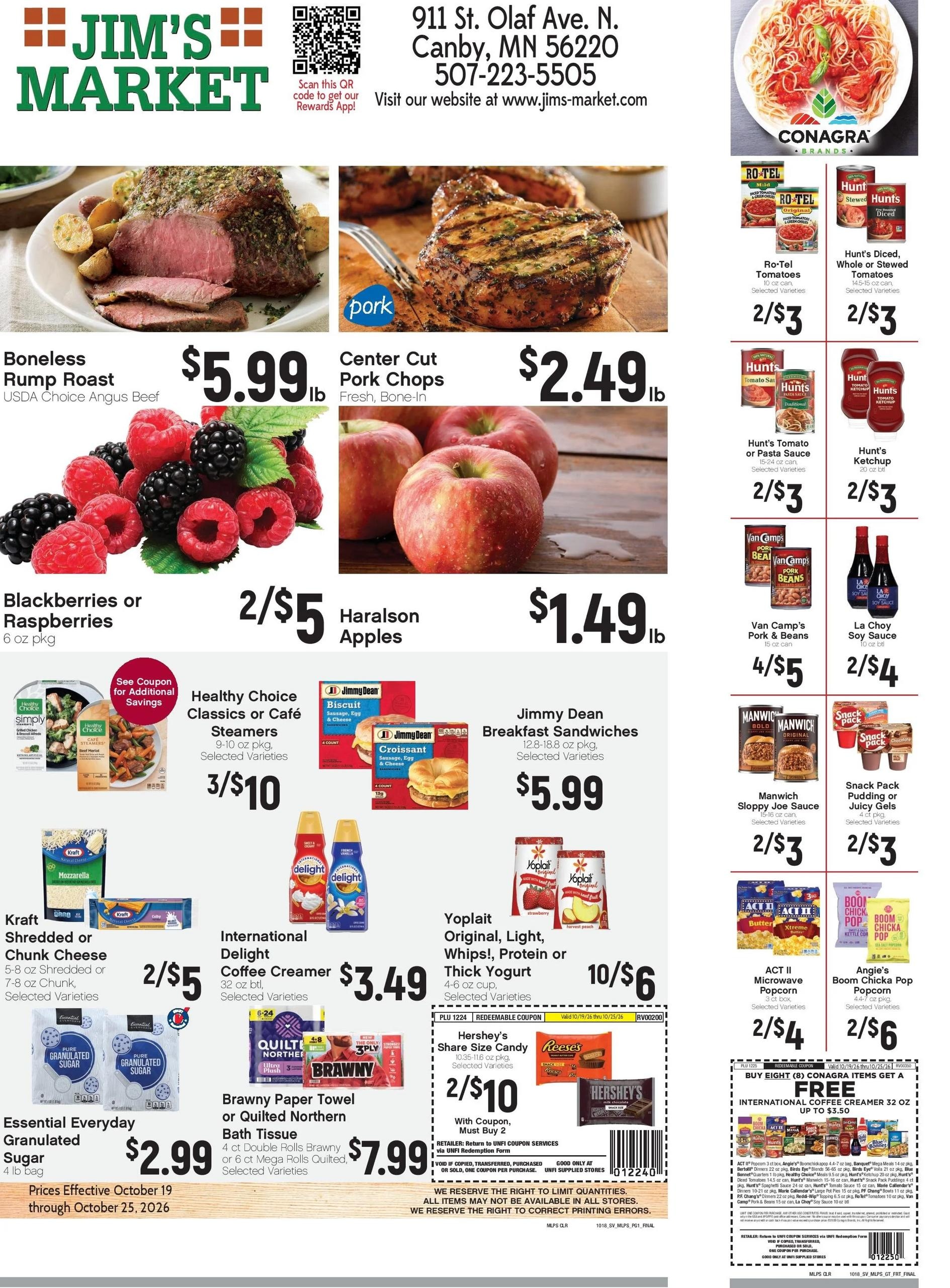 Jim's Market Weekly Ad October 19 - 25, 2026