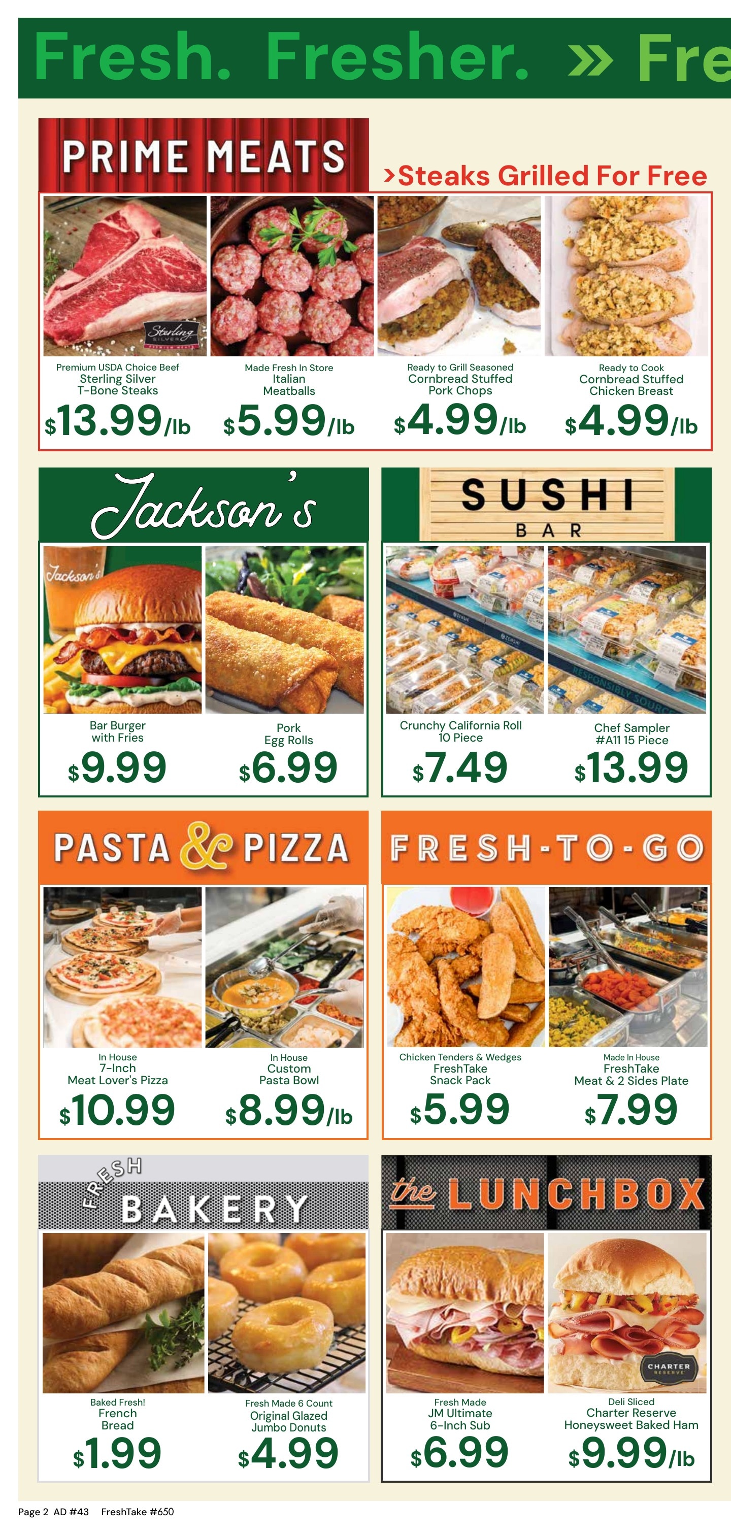 FreshTake Grocery Weekly Ad October 21 - 27, 2026