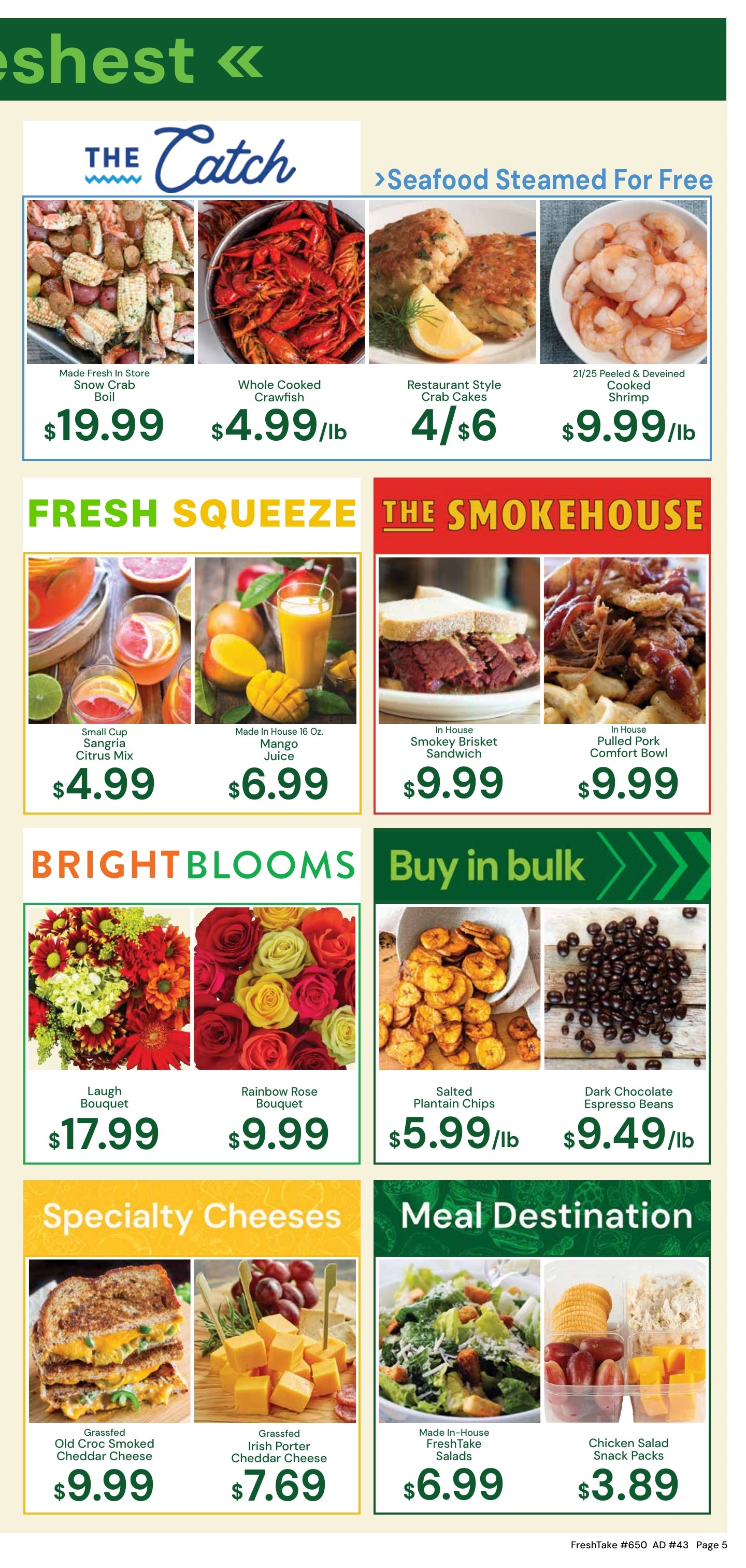 FreshTake Grocery Weekly Ad October 21 - 27, 2026