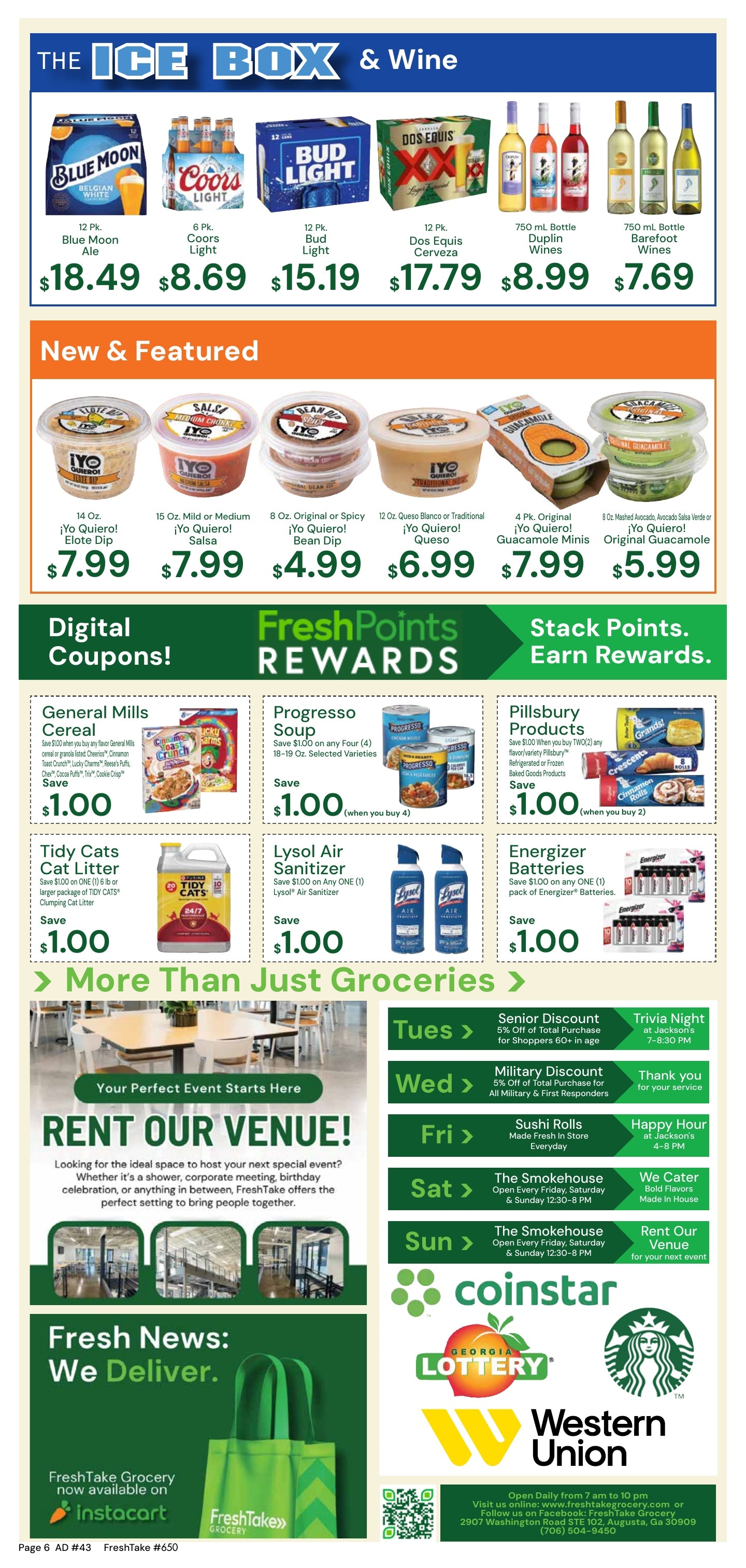 FreshTake Grocery Weekly Ad October 21 - 27, 2026