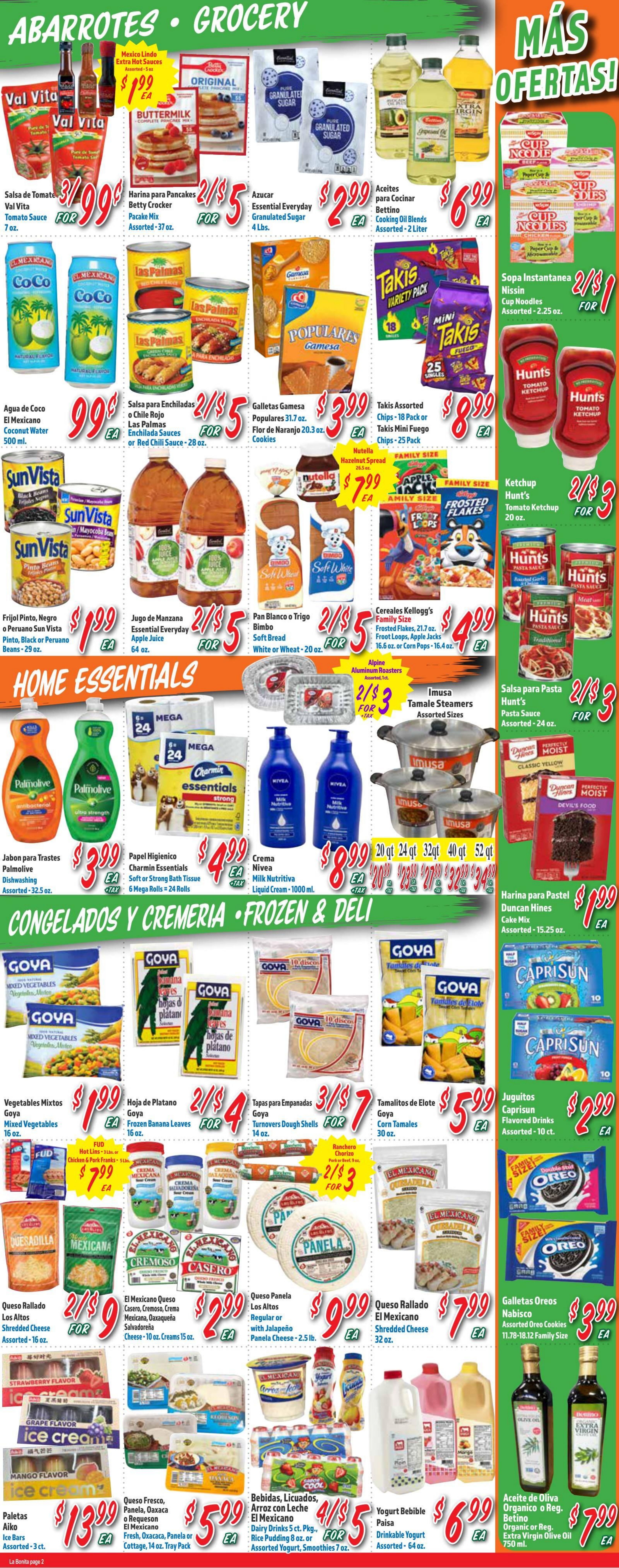 La Bonita Supermarkets Weekly Ad October 21 - 27, 2026