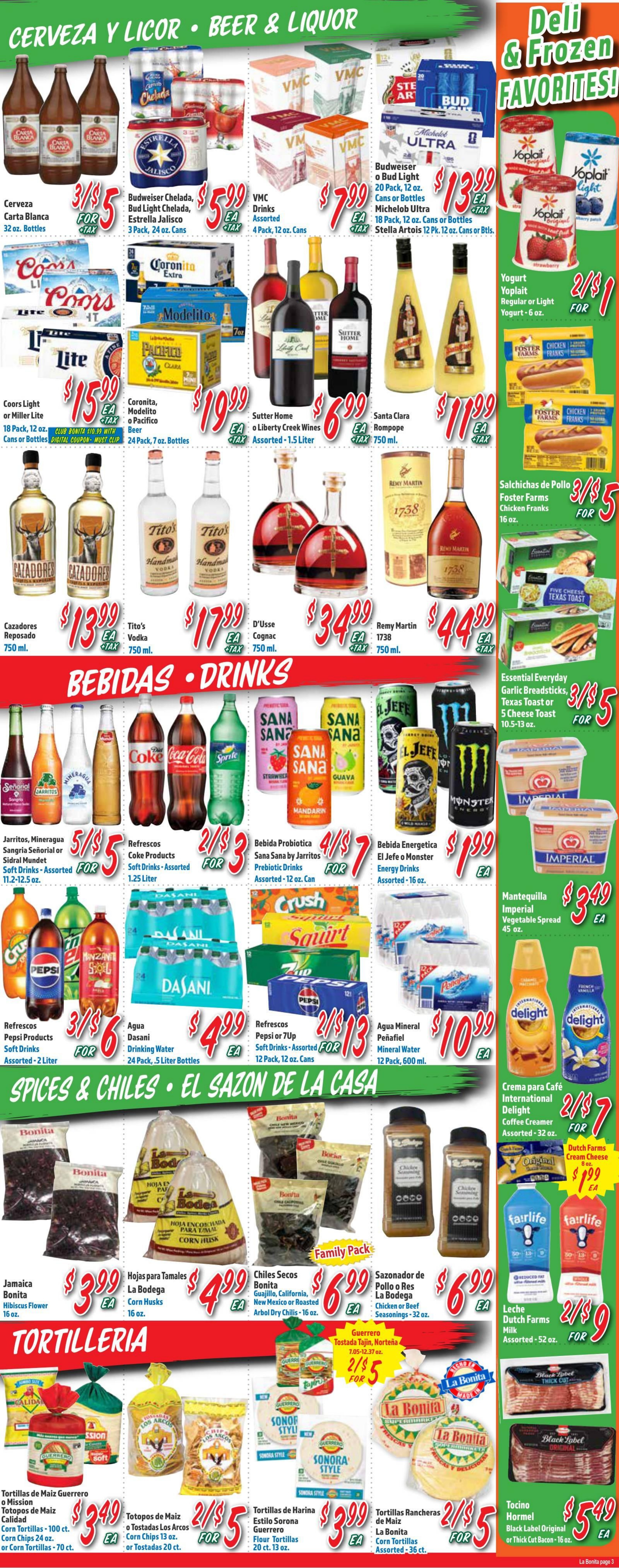 La Bonita Supermarkets Weekly Ad October 21 - 27, 2026