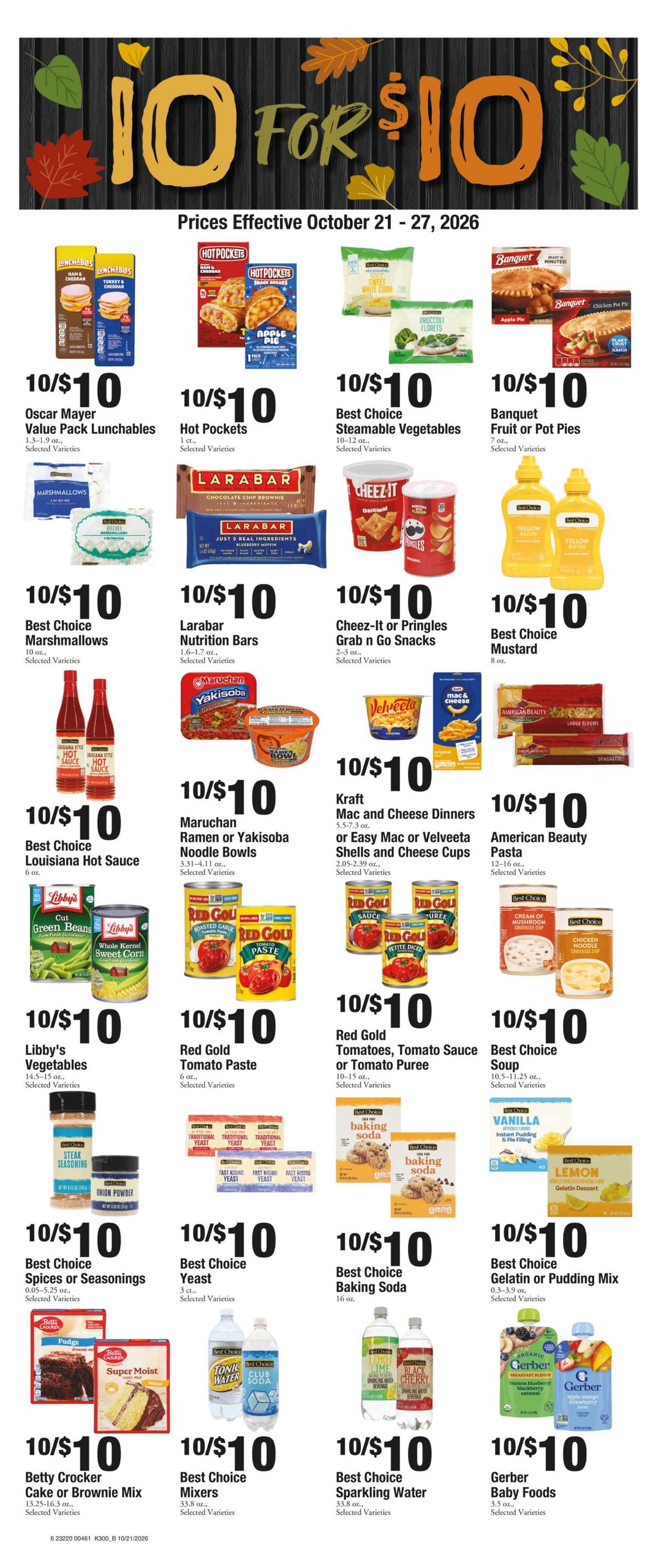 Hy-Klas Foods Weekly Ad October 21 - 27, 2026
