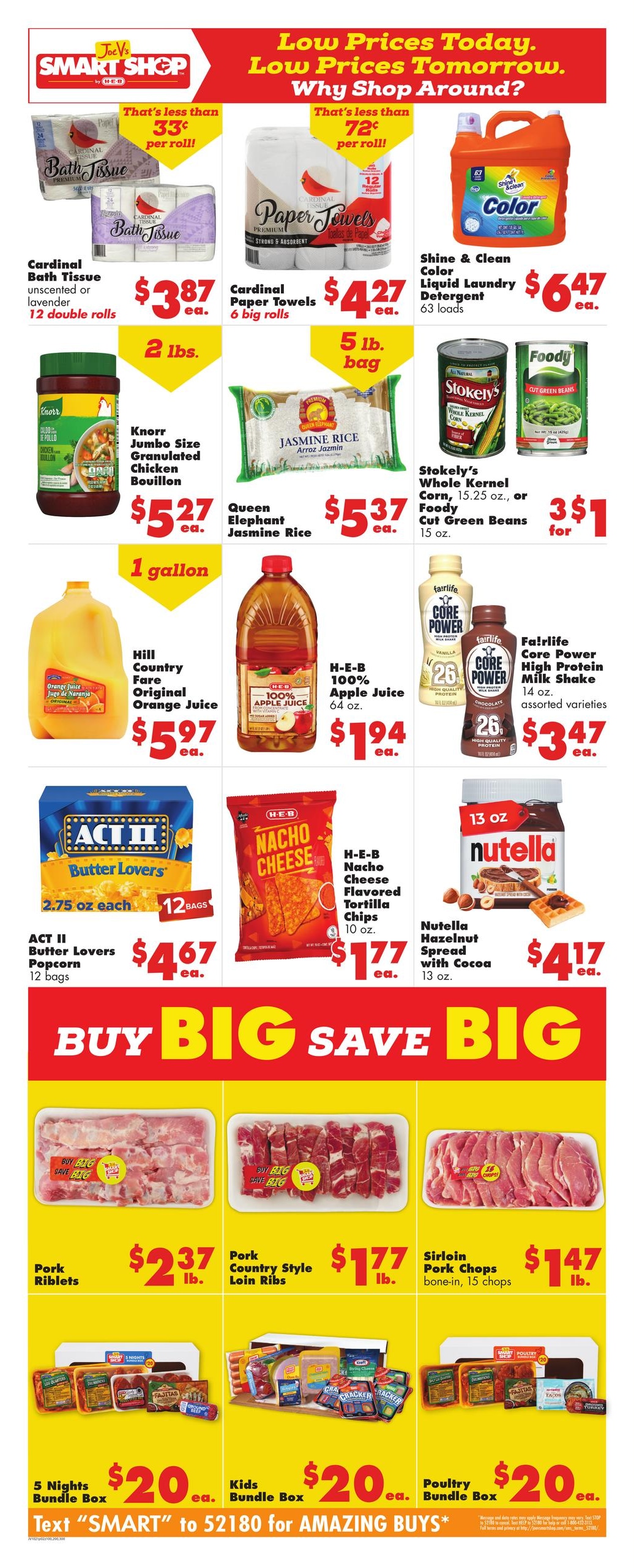 Joe V's Smart Shop (Arlington Area, TX) Weekly Ad October 21 - 27, 2026