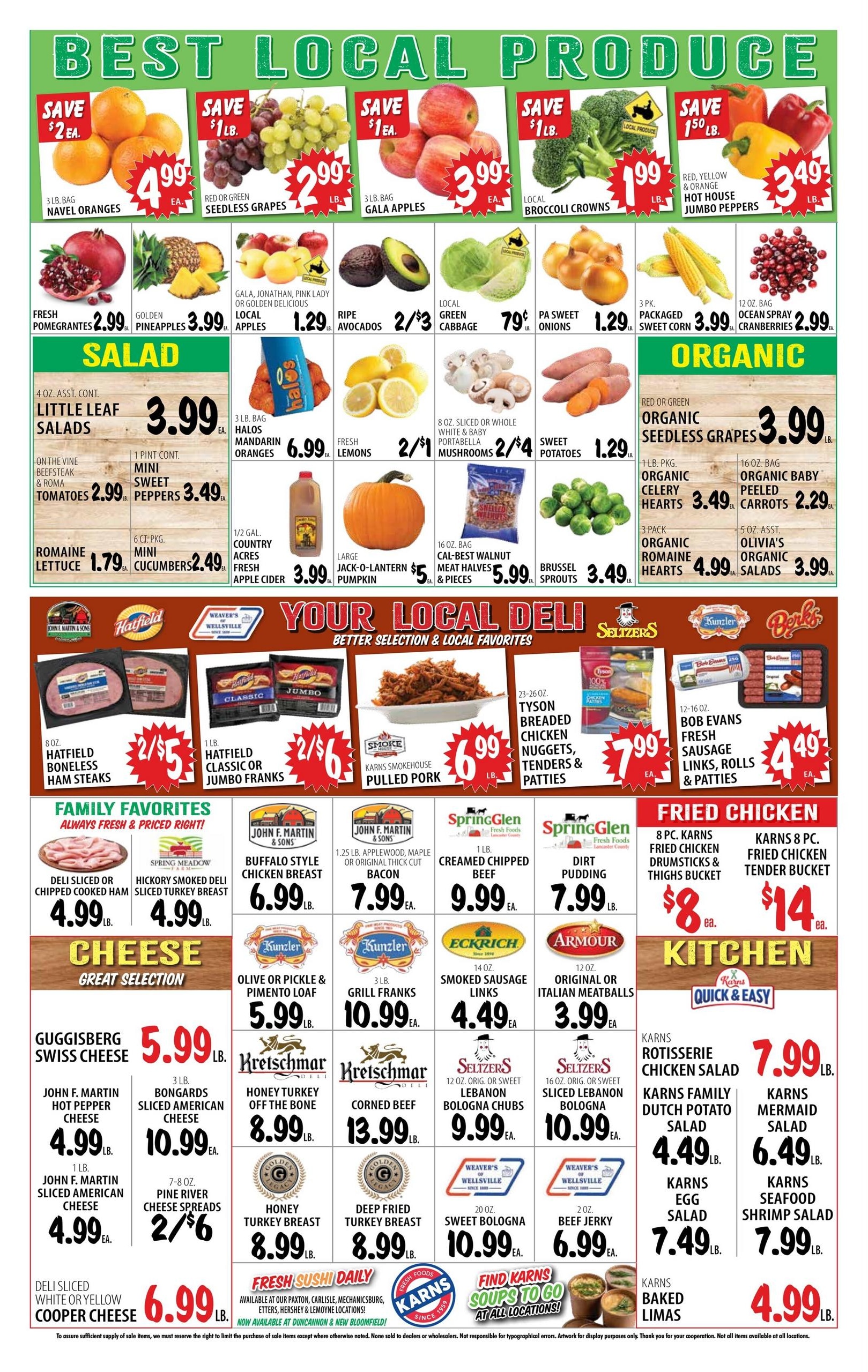 Karns Quality Foods Weekly Ad October 20 - 26, 2026