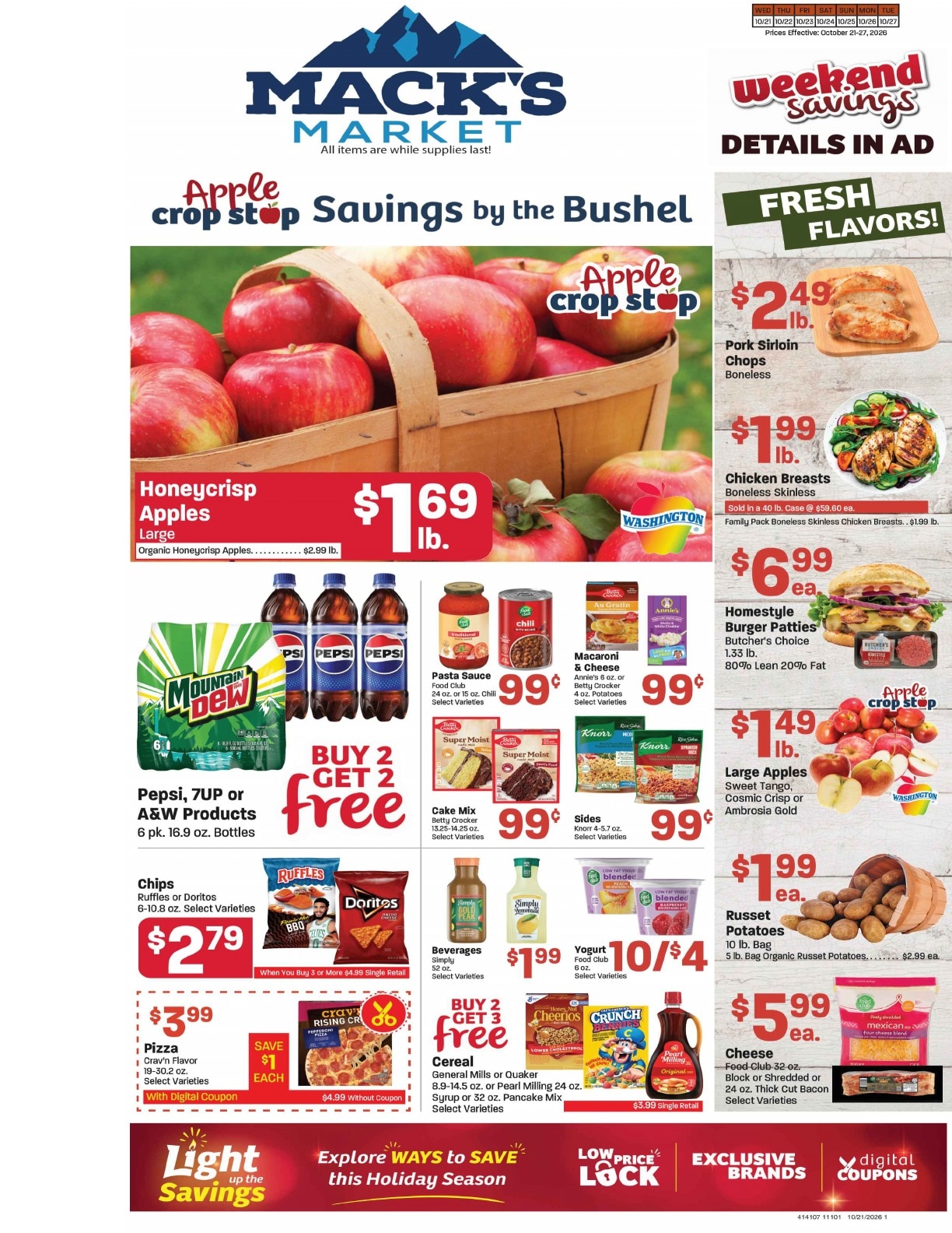 Mack's Market Weekly Ad October 21 - 27, 2026