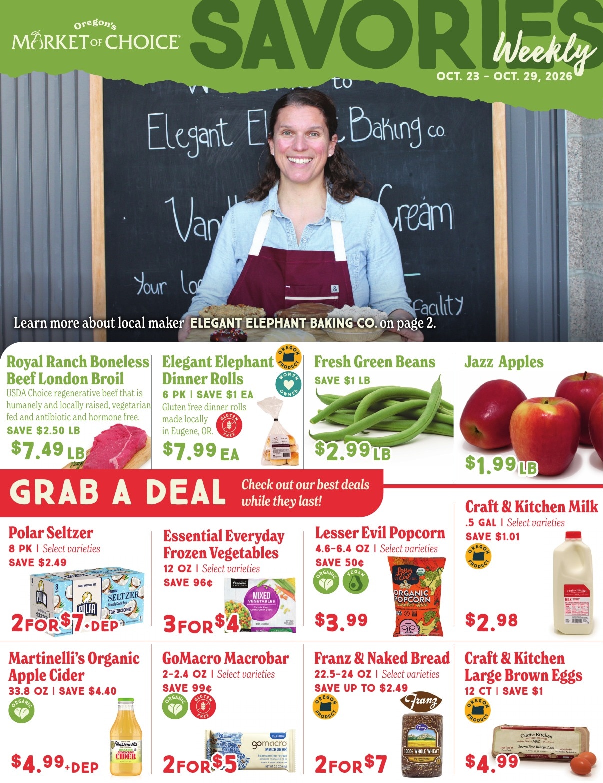 Market of Choice Upcoming Weekly Specials Weekly Ad October 23 - 29, 2026