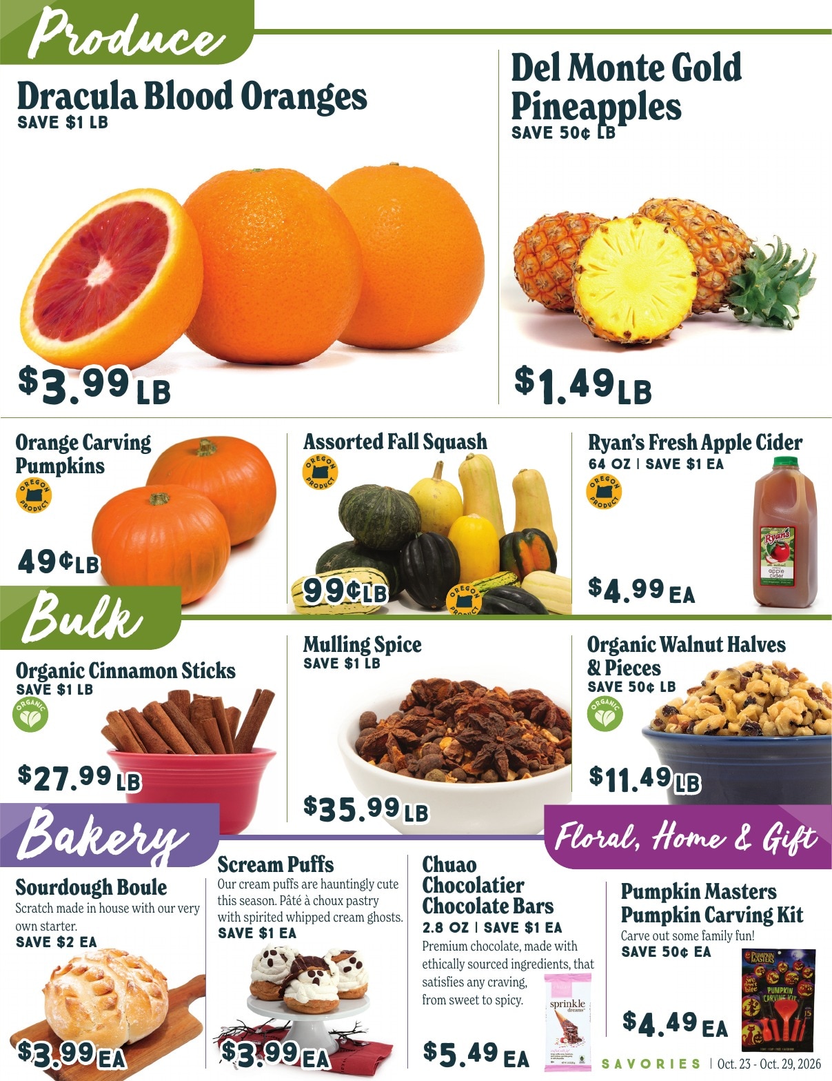 Market of Choice Upcoming Weekly Specials Weekly Ad October 23 - 29, 2026