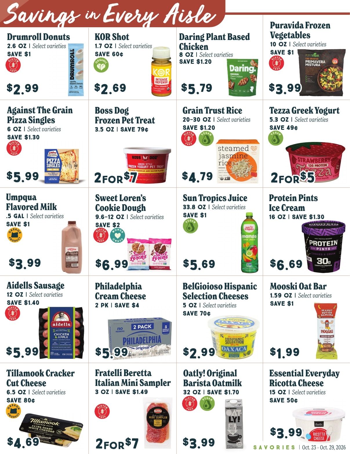 Market of Choice Upcoming Weekly Specials Weekly Ad October 23 - 29, 2026