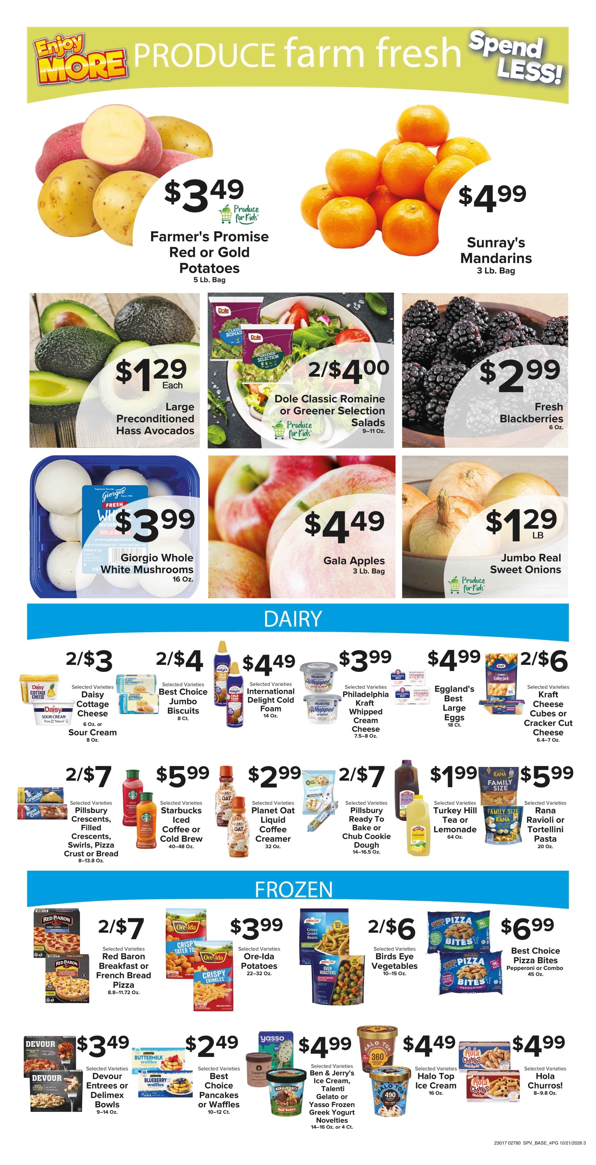 Muncy's Supermarket Seasonal Savings to Savor Weekly Ad October 21 - 27, 2026