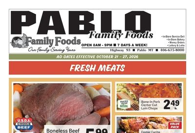 Pablo Family Foods Weekly Ad October 21 - 27, 2026