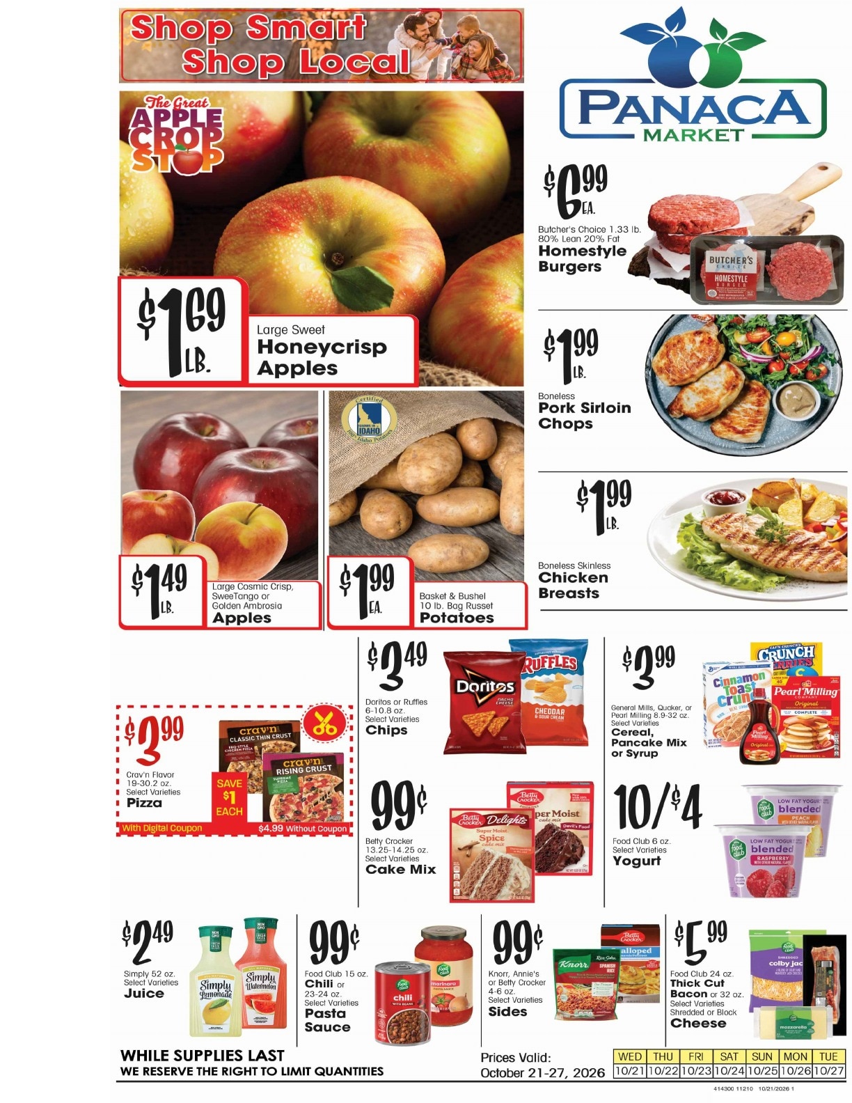 Panaca Market Weekly Ad October 21 - 27, 2026