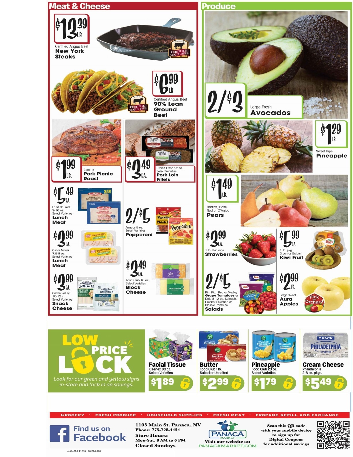 Panaca Market Weekly Ad October 21 - 27, 2026