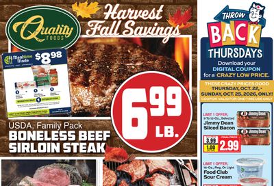 Quality Foods Weekly Ad October 21 - 27, 2026