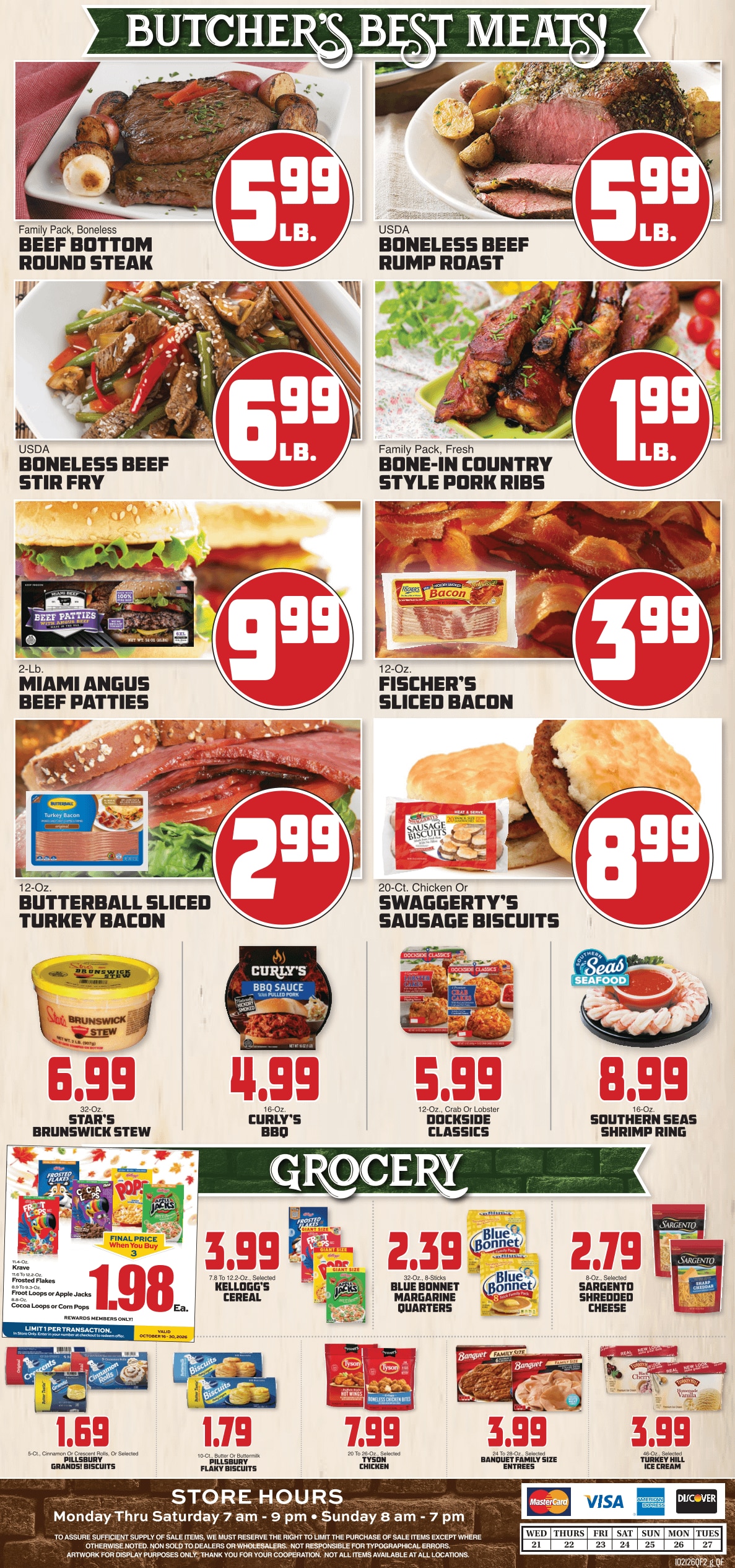 Quality Foods Weekly Ad October 21 - 27, 2026