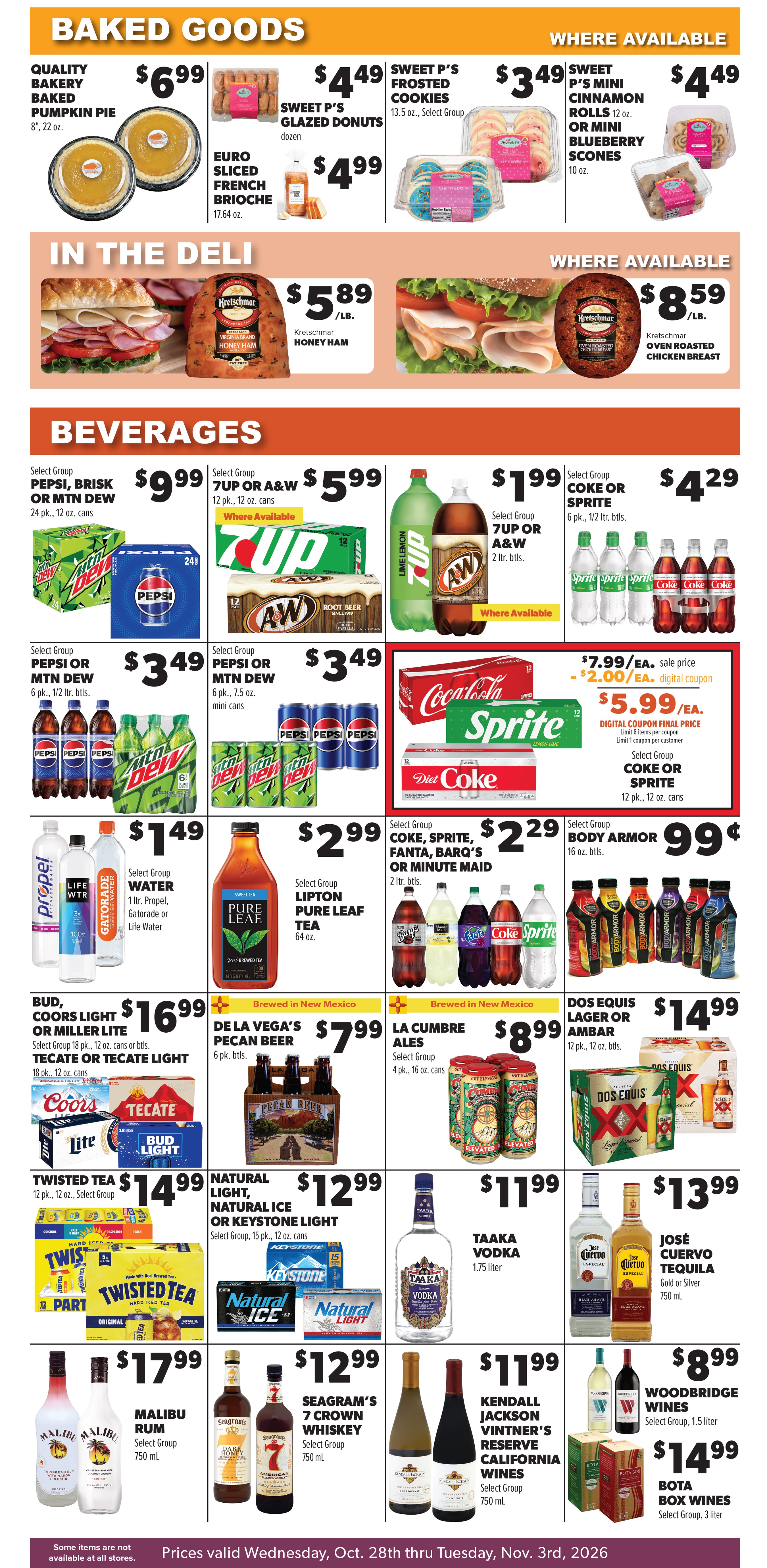 Super Save Weekly Ad October 28 - November 3, 2026
