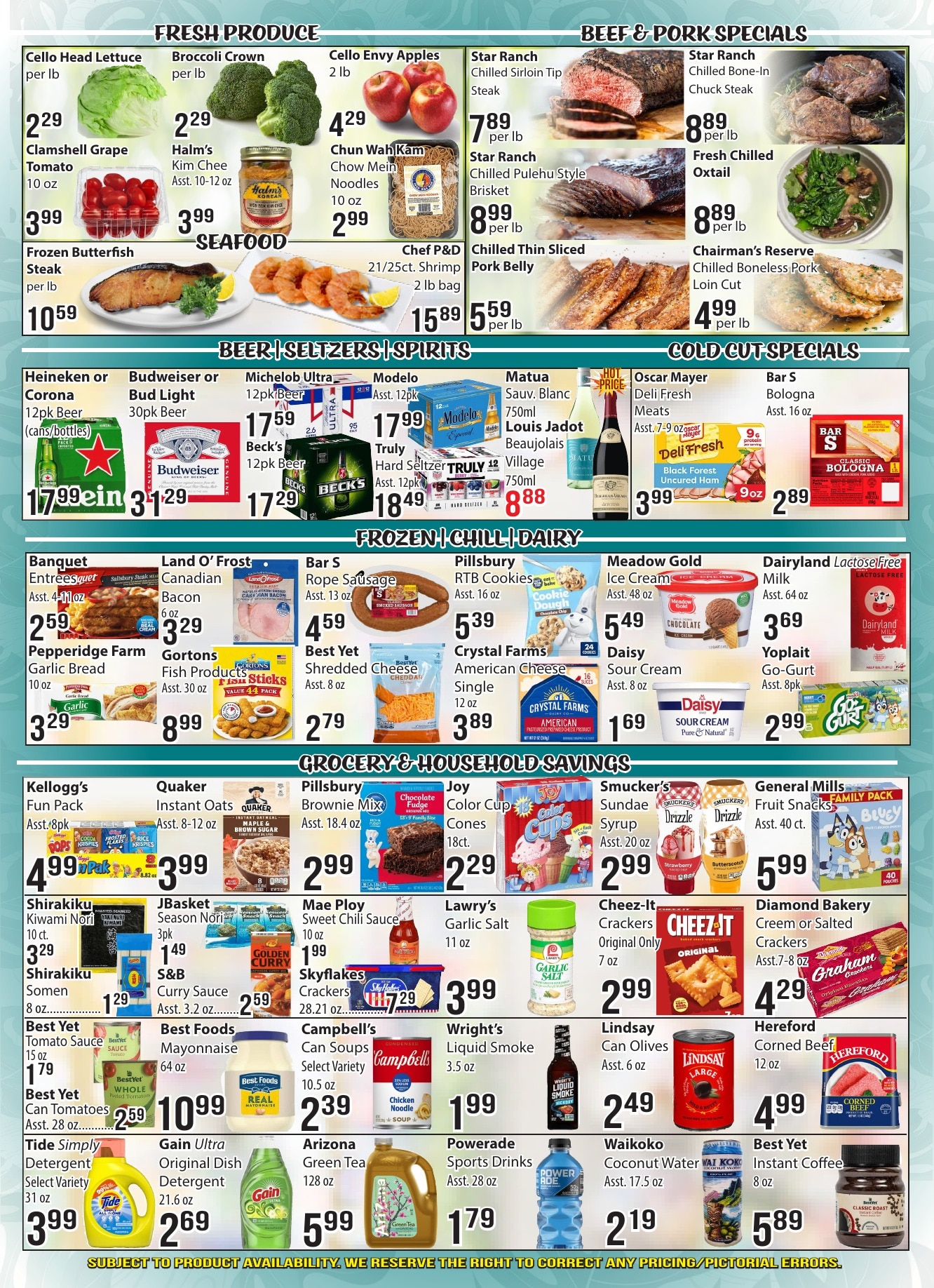 Tamura Super Market Weekly Ad October 21 - 27, 2026