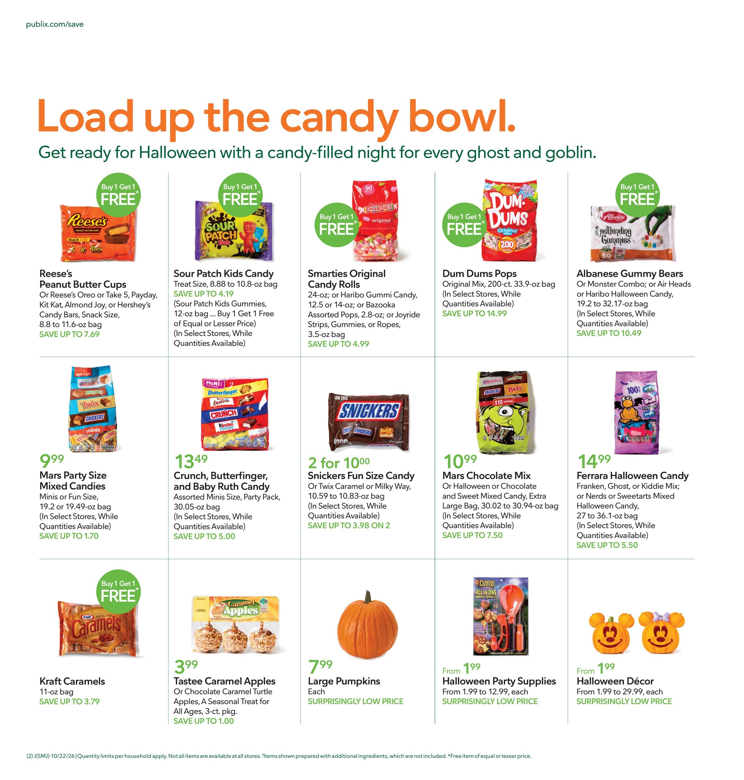 Publix (Alma Area, GA) Weekly Ad October 21 - 27, 2026