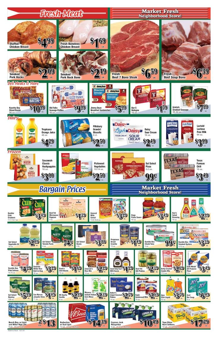 Watkins Supermarket Weekly Ad October 21 - 27, 2026