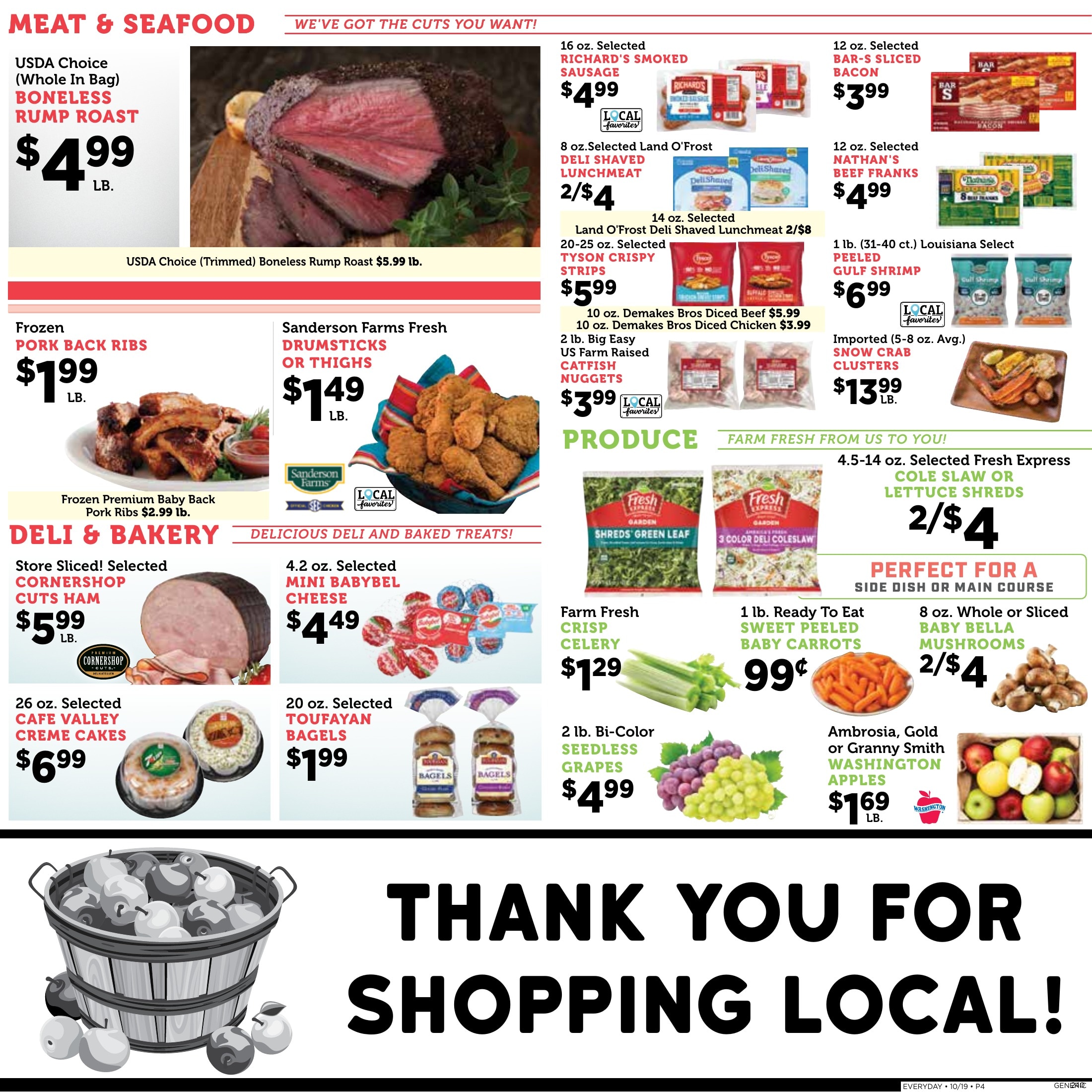 Wayne Lee's Grocery & Market Weekly Ad October 21 - 27, 2026
