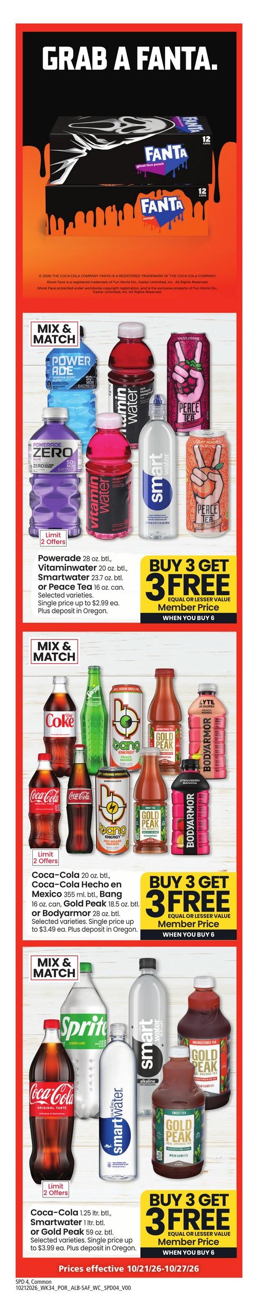 Safeway (Alvadore Area, OR) Weekly Ad October 21 - 27, 2026