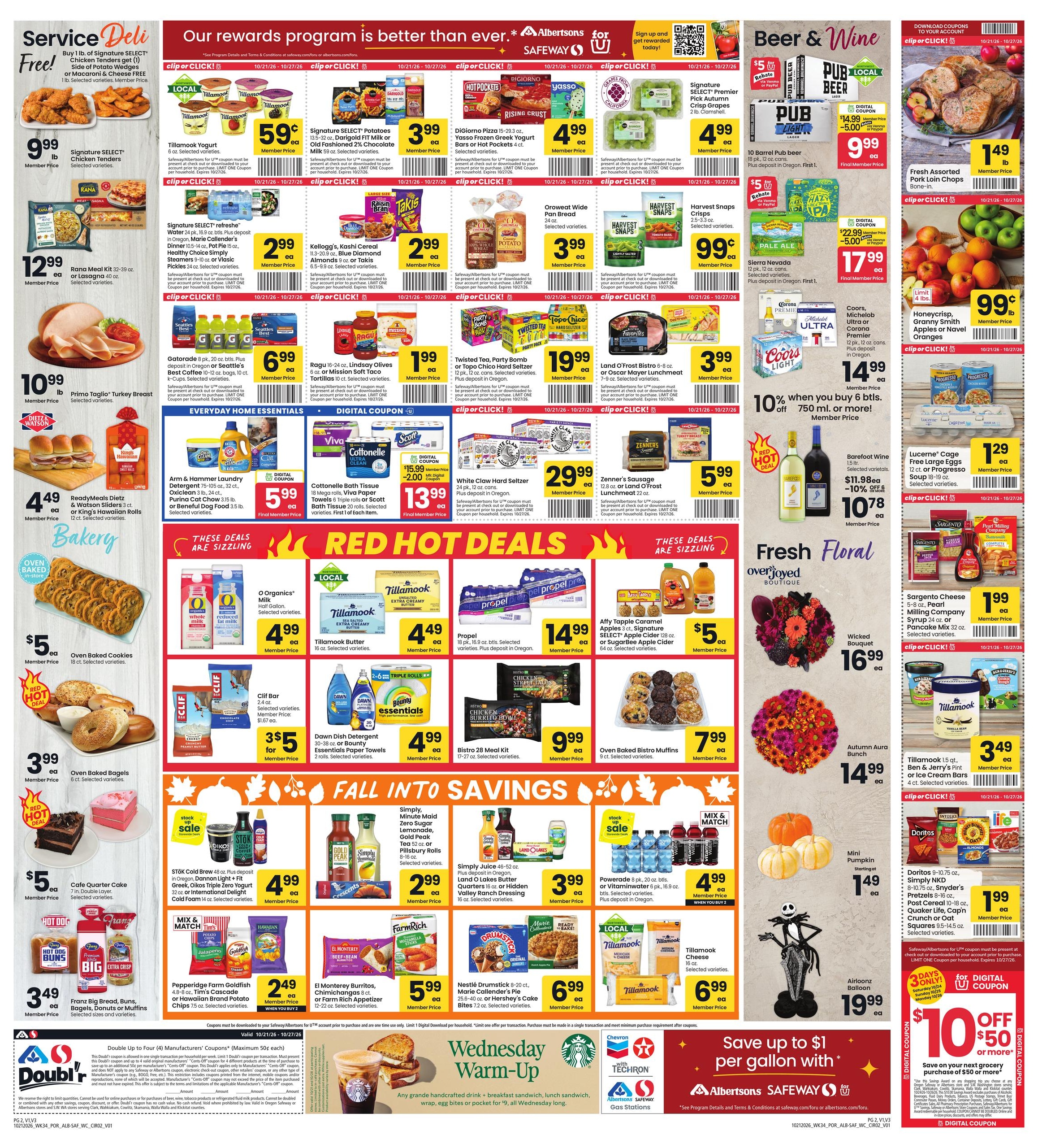 Safeway (Alvadore Area, OR) Weekly Ad October 21 - 27, 2026