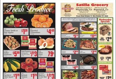 Satilla Grocery Weekly Ad October 21 - 27, 2026