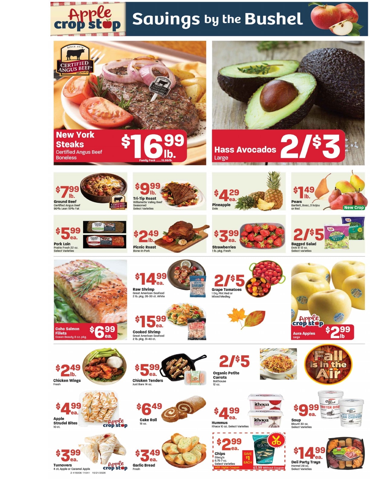 Bee's Marketplace Weekly Ad October 21 - 27, 2026