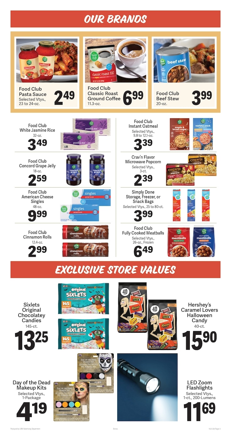 Bronc's Grocery Weekly Ad October 21 - 27, 2026
