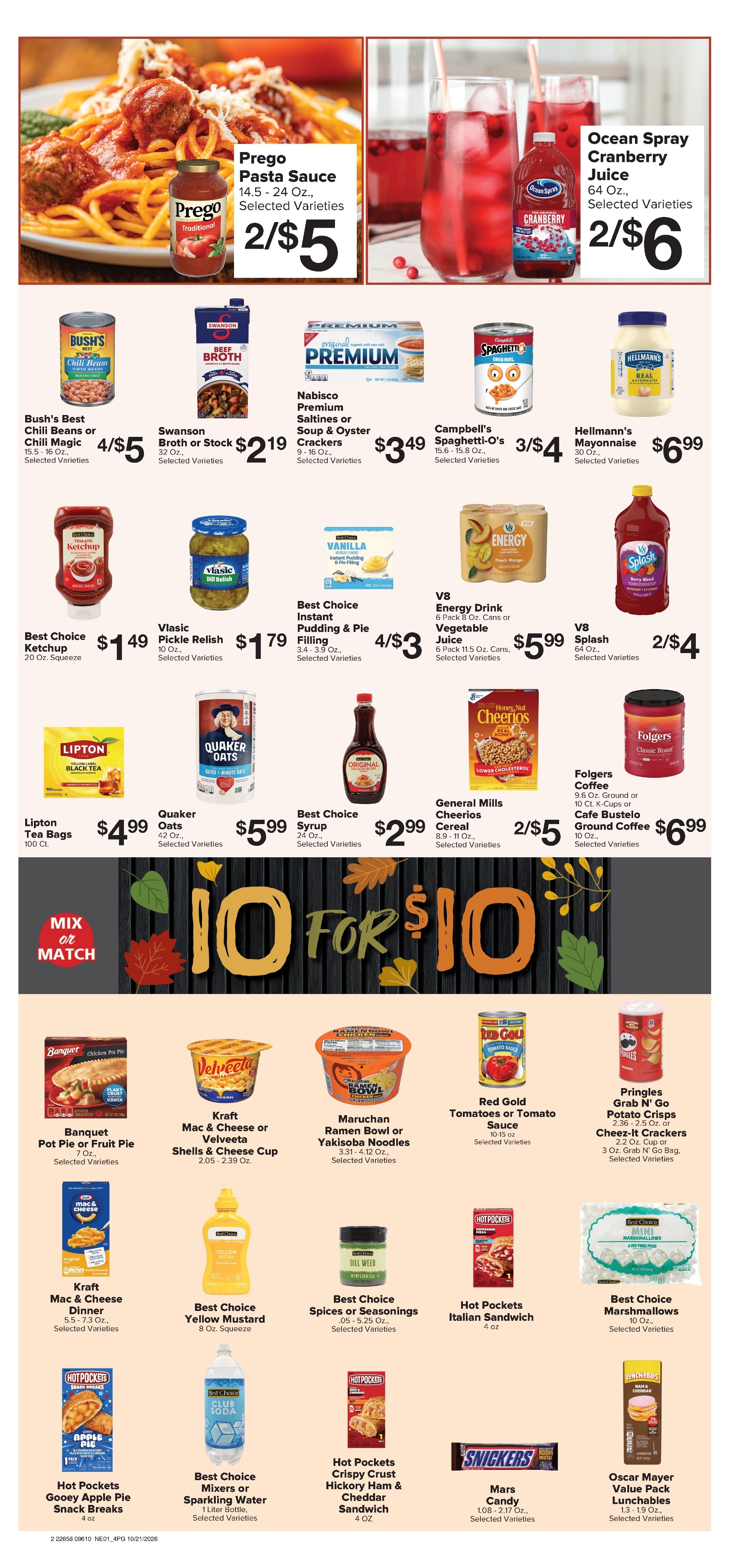 Brown's Grocery Store Weekly Ad October 21 - 27, 2026