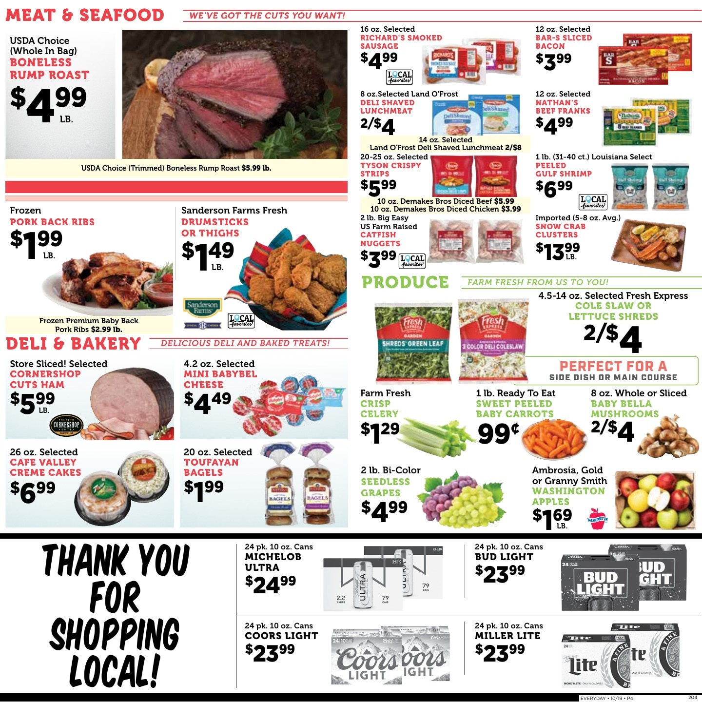 Cade's Market Weekly Ad October 21 - 27, 2026