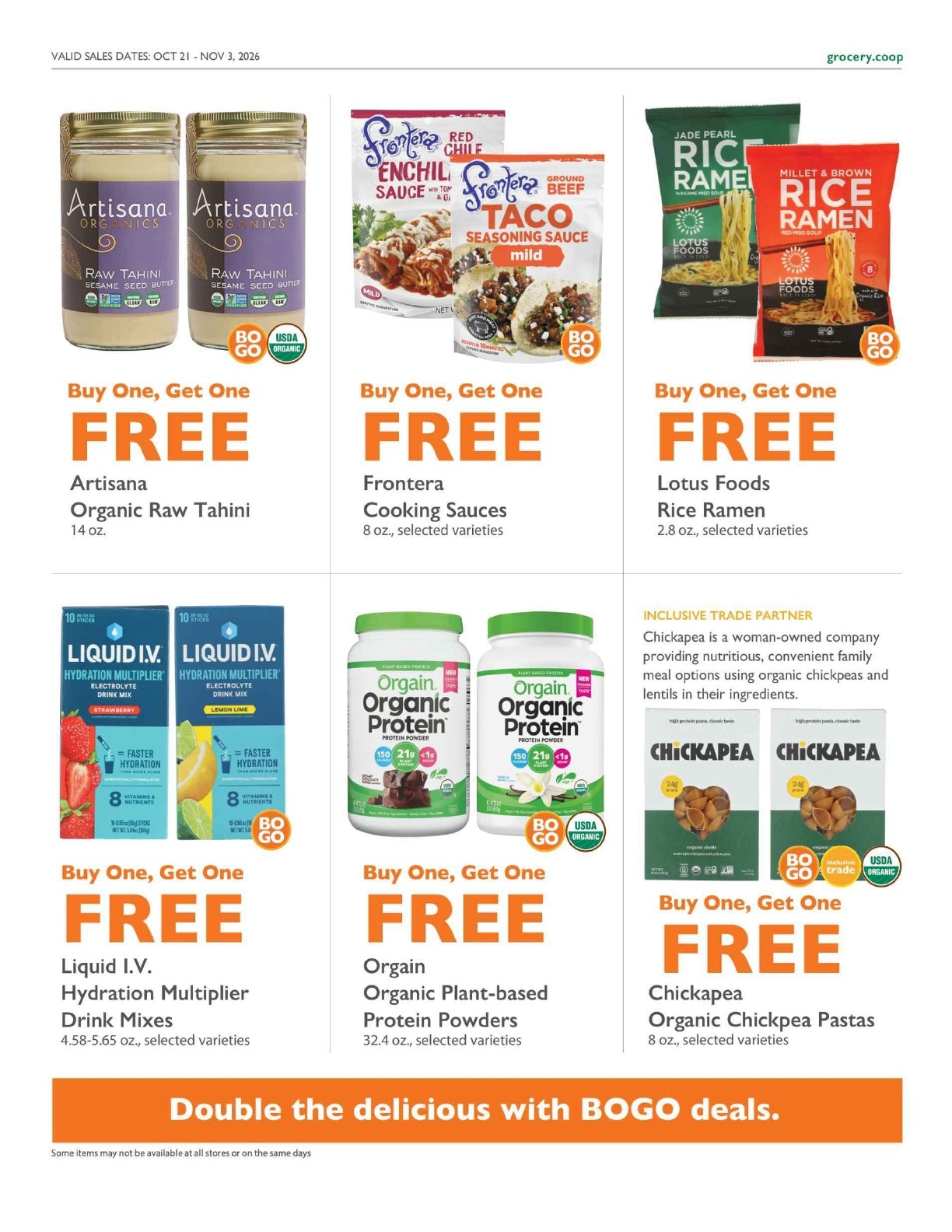 Common Market Co-op Co+op Deals Weekly Ad October 21 - November 3, 2026