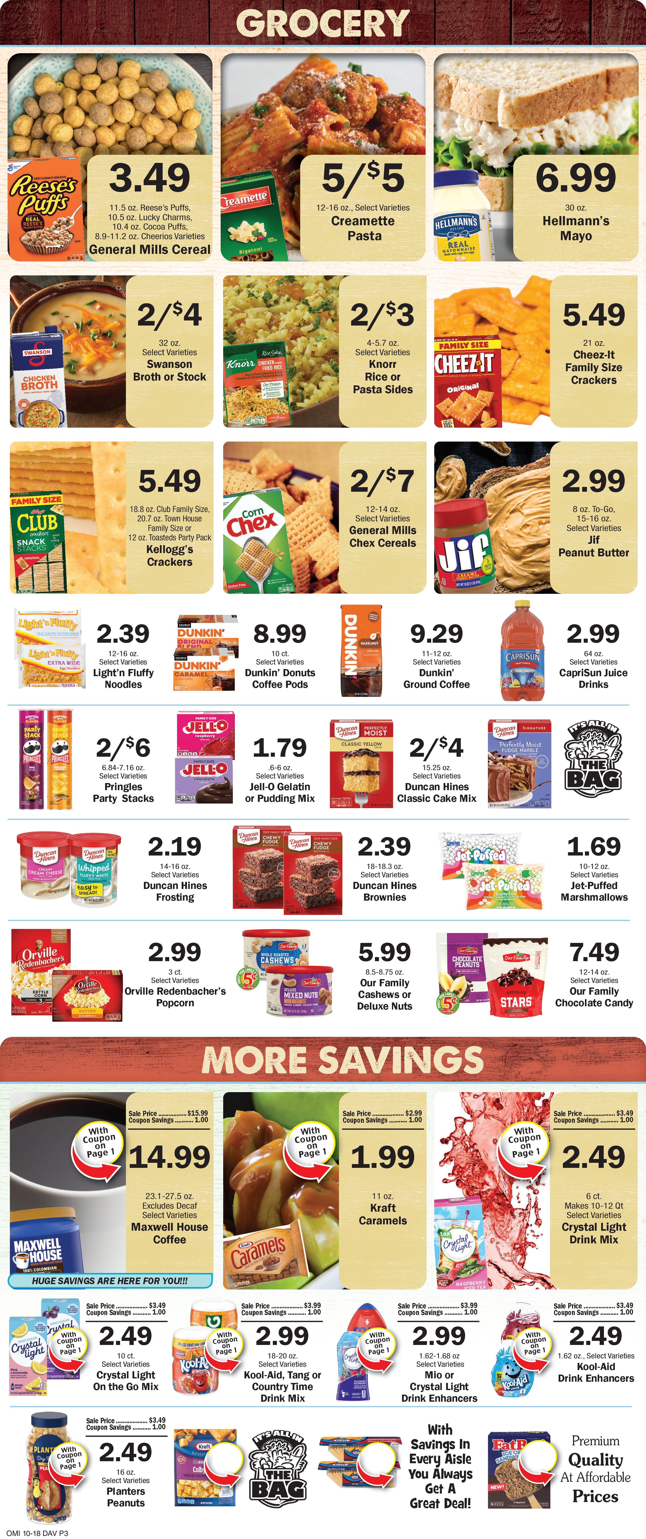 Dale's Food Pride (634 E St, David City, NE) Weekly Ad October 21 - 27, 2026