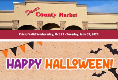 Dave's County Market Merrill Weekly Ad October 21 - November 3, 2026