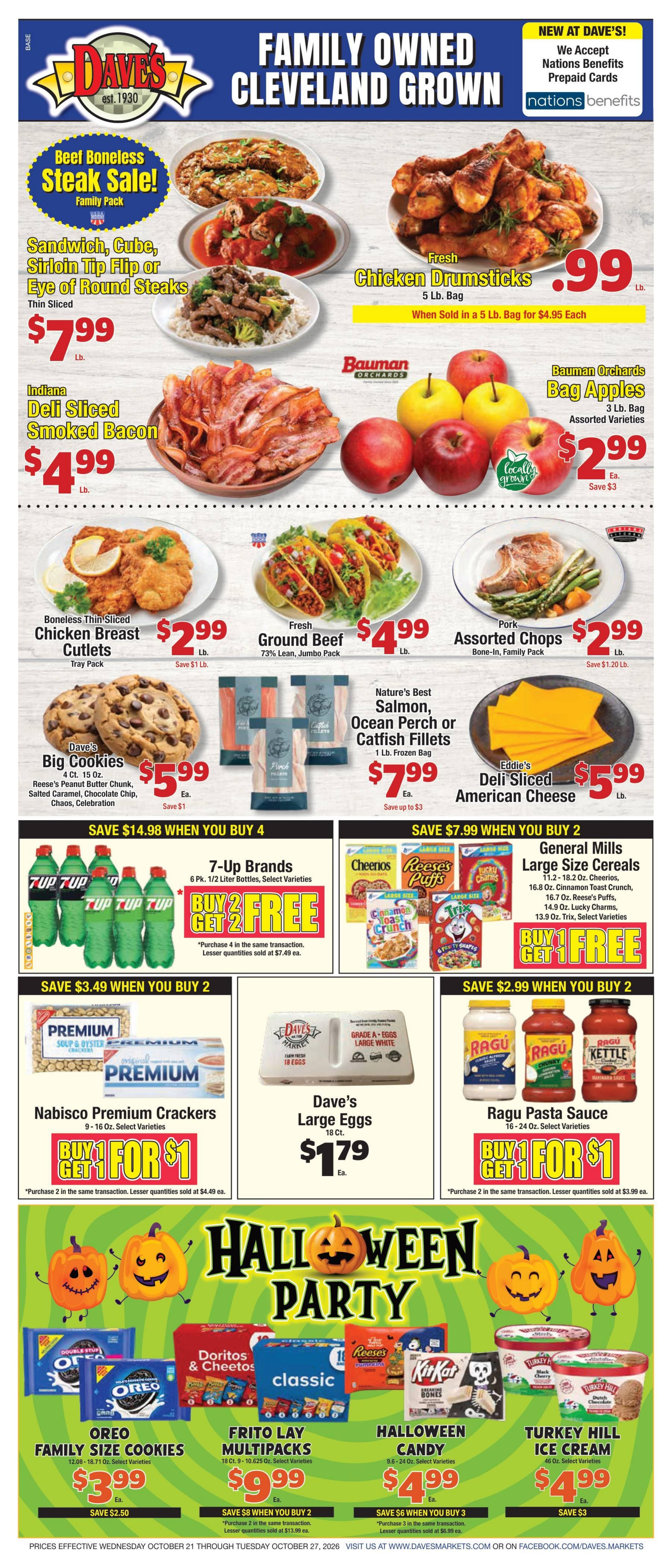 Dave's Markets Weekly Ad October 21 - 27, 2026