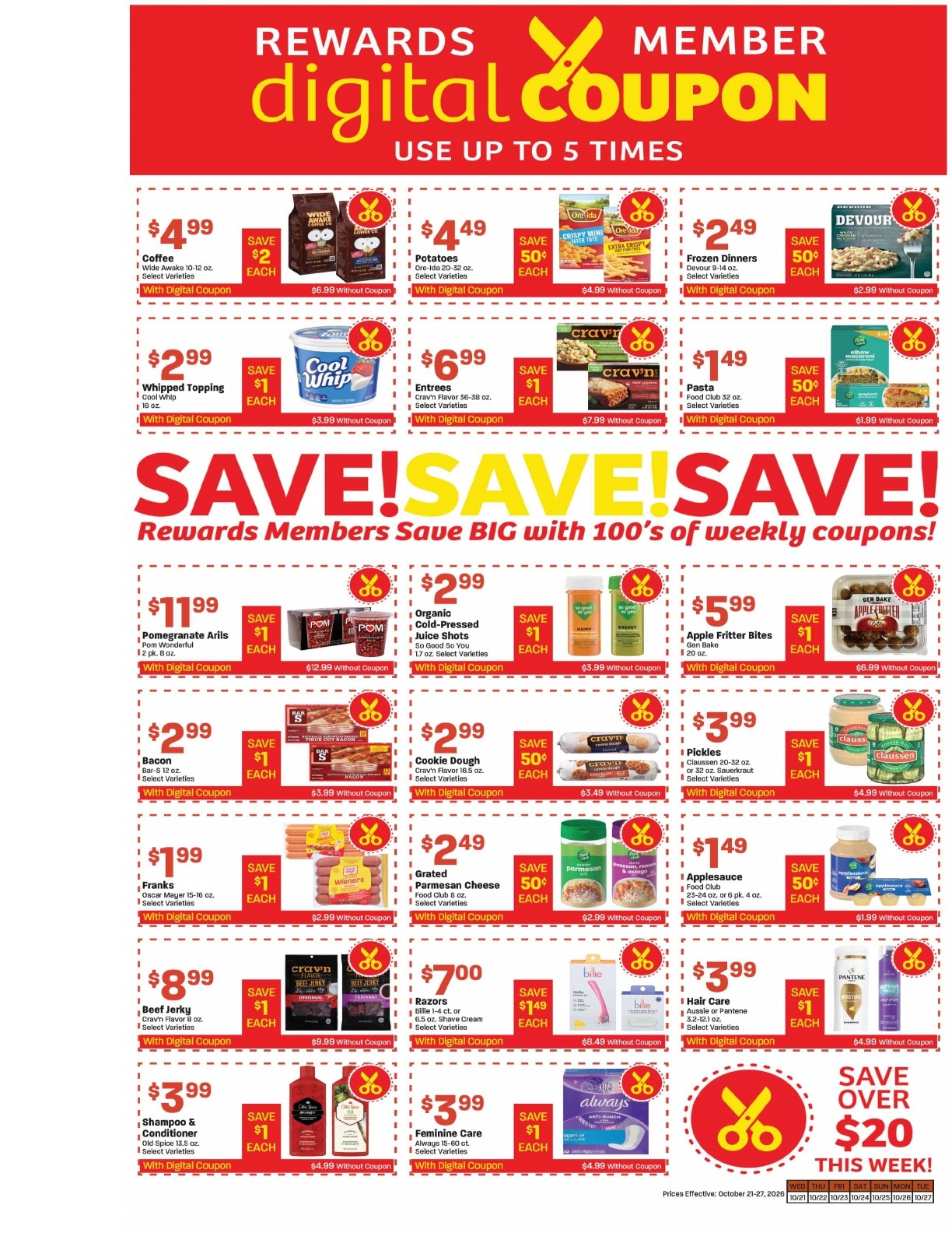 Davis Food & Drug (La Verkin, UT) Weekly Ad October 21 - 27, 2026
