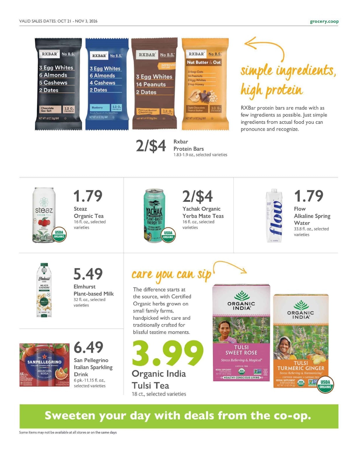 Deep Roots Market Co+op Deals Weekly Ad October 21 - November 3, 2026
