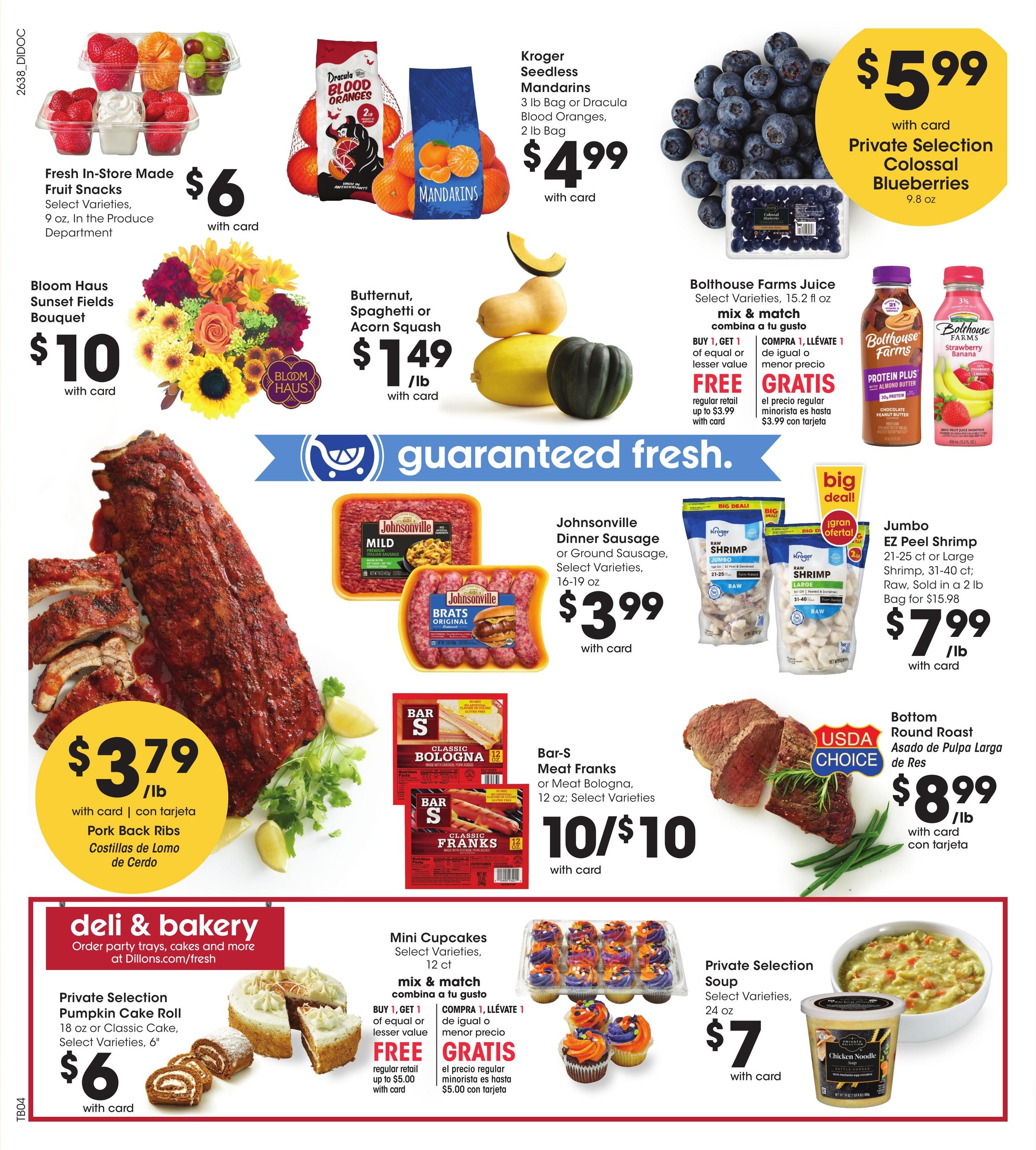 Dillons (Cimarron Area, KS) Weekly Ad October 21 - 27, 2026