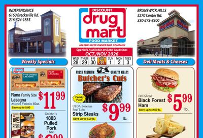 Discount Drug Mart (Ohio) Weekly Ad October 28 - November 3, 2026