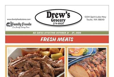 Drew's Grocery Weekly Ad October 21 - 27, 2026