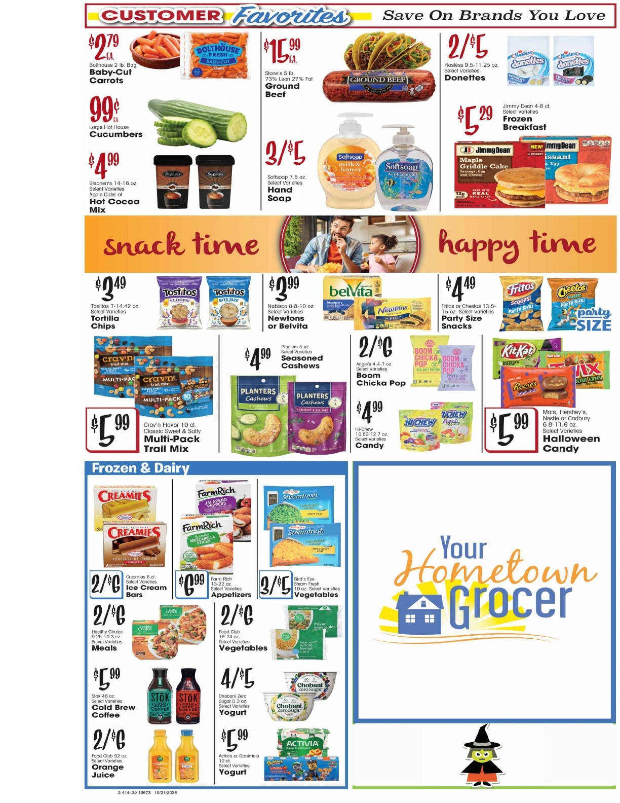 D's Supermarket (Stanford, MT) Weekly Ad October 21 - 27, 2026