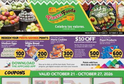 Fiesta Foods SuperMarkets Weekly Ad October 21 - 27, 2026