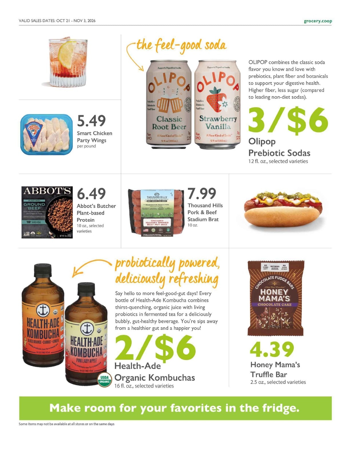 Food Conspiracy Co-op Co+op Deals Weekly Ad October 21 - November 3, 2026