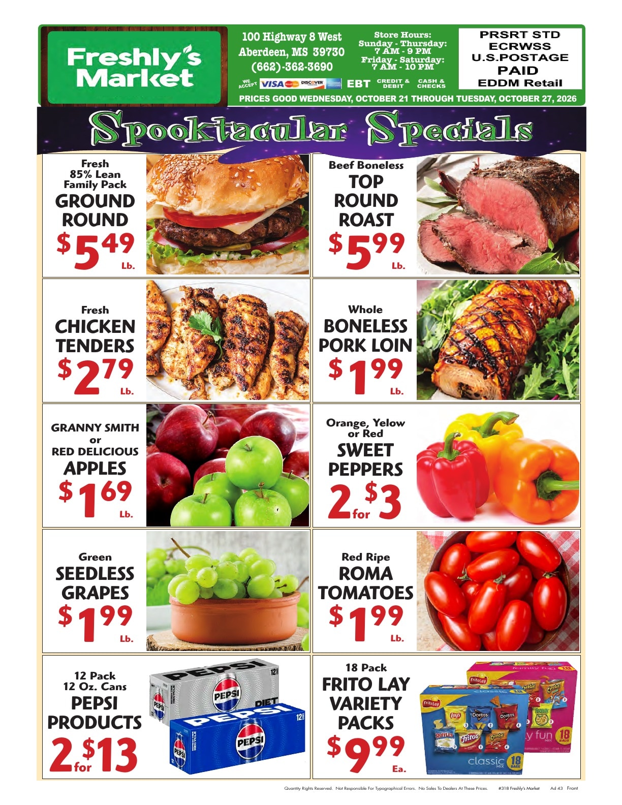Freshly's Market Weekly Ad October 21 - 27, 2026