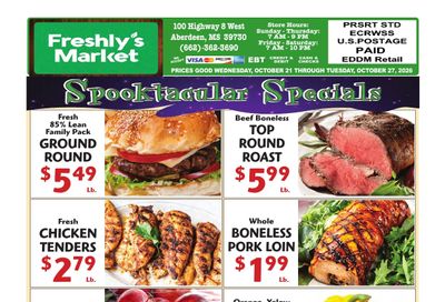 Freshly's Market Weekly Ad October 21 - 27, 2026