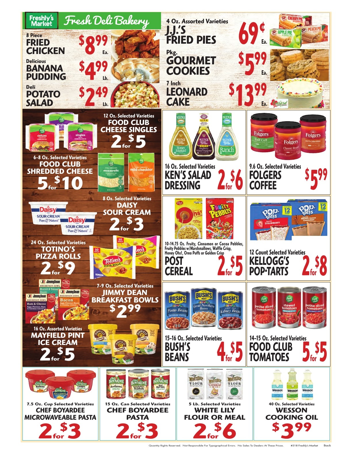 Freshly's Market Weekly Ad October 21 - 27, 2026