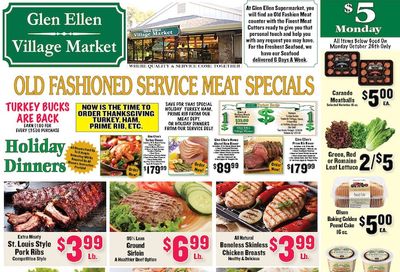Glen Ellen Village Market Weekly Ad October 21 - 27, 2026